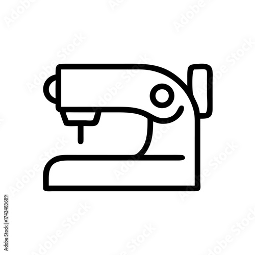 Sewing machine vector icon