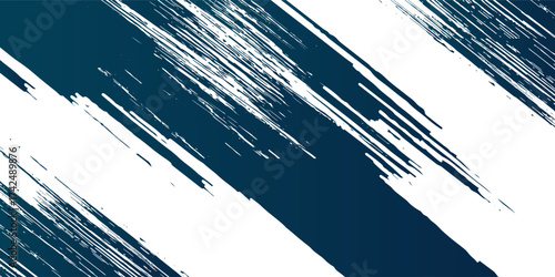Blue abstract watercolor stroke design on paper eps 10.
