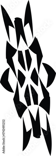 a repeating geometric design often referred to as a pattern.
