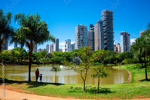 View of 'Vaca Brava ' park in Goiania, Brazil