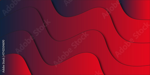 Modern dynamic Abstract background With colorful paper wave Shapes.Graphic design banner pattern background template with dynamic curve shapes.