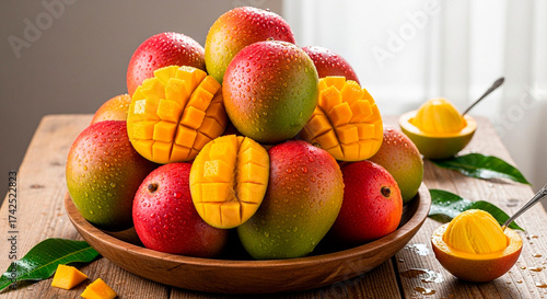  A Bowl Full of Juicy Tommy Atkins Mangoes