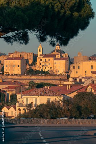 Calvi au couché de soleil