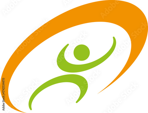 Person und Kreis, Orthopädie, Sportmedizin, Logo