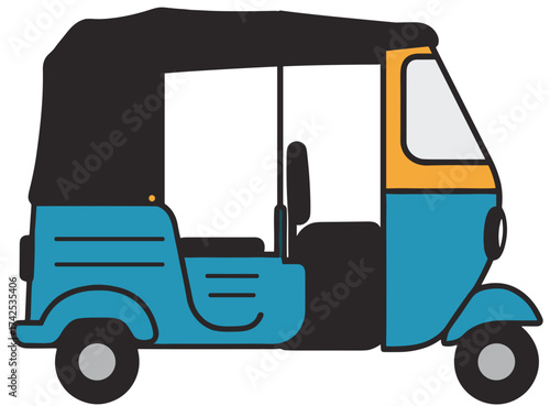 vector illustration of a cartoon truck