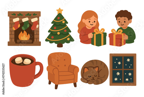 Engineering icons set featuring construction, infrastructure, and tools.