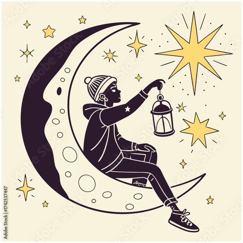 Cosmic Dreamer T-shirt design