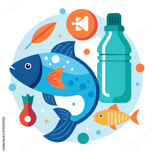 fish in the aquarium