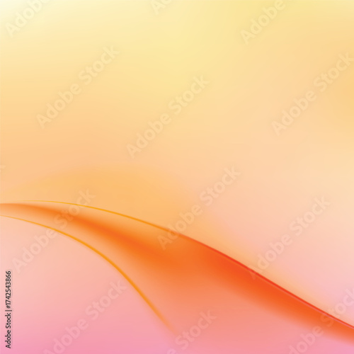Abstract orange color gradient background. web banner design.