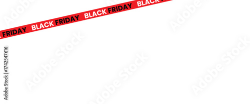 ribbons for black friday sale transparent png or isolated on white background, Crossed ribbons. Big sale. Graphic elements. Vector illustration