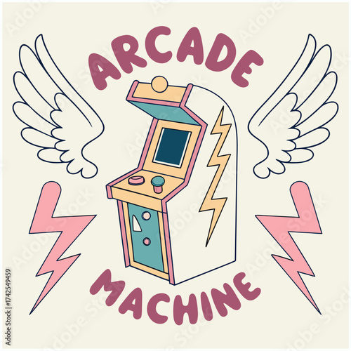 Retro Gamer Vibes T-shirt design