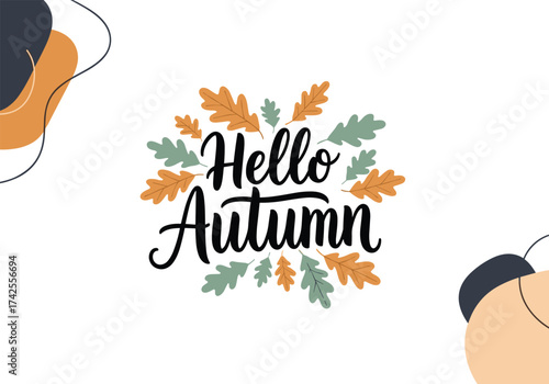 Hello autumn a season of beautiful falling leaves and crisp air.
