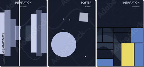 Elegant Minimalist Gradient Vector Poster Design Background for Corporate Flyers, Marketing Brochures, and Web Banners