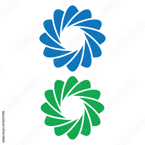 Vector illustration of a flower