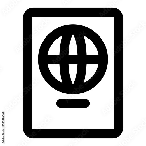 Station outline icon set