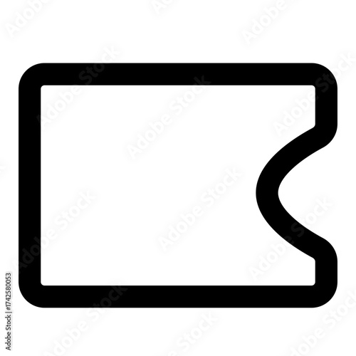 Station outline icon set