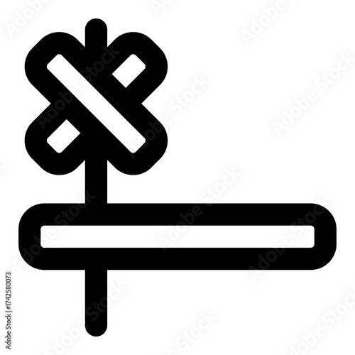 Station outline icon set