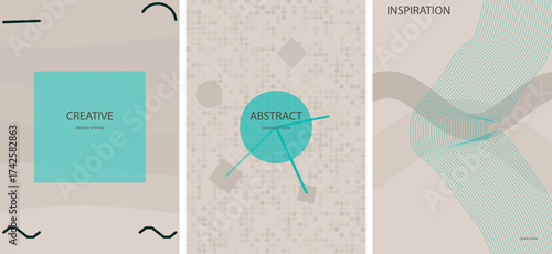 Elegant Minimalist Gradient Vector Poster Design Background for Corporate Flyers, Marketing Brochures, and Web Banners