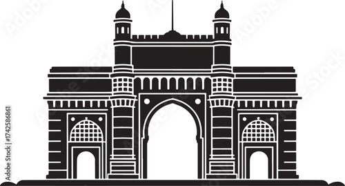 Gateway of India Silhouette Architecture Landmark Mumbai Cityscape
