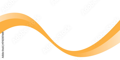 Vector brown line background curve element with white space for text and message design, overlapping layers, vector. eps10