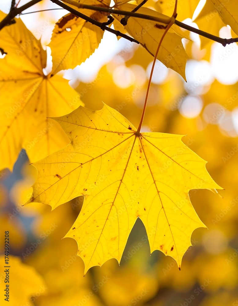 Obraz premium Autumnal maple leaves