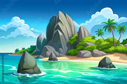 Anse Source d’Argent Seychelles, granite rocks, turquoise water, tropical island paradise, exotic travel destination, natural coastal beauty, photography hotspot