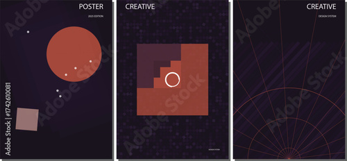 Elegant Minimalist Gradient Vector Poster Design Background for Corporate Flyers, Marketing Brochures, and Web Banners