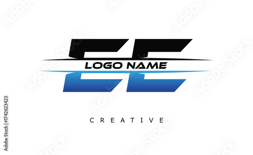 ED Creative Dynamic Logo Design Modern Company Branding Design Creative Monogram Latter Mark.