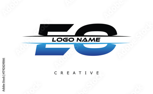 EL Creative Dynamic Logo Design Modern Company Branding Design Creative Monogram Latter Mark.