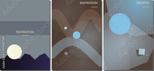 Elegant Minimalist Gradient Vector Poster Design Background for Corporate Flyers, Marketing Brochures, and Web Banners