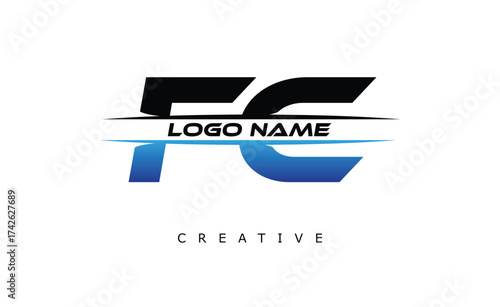 FQ Creative Dynamic Logo Design Modern Company Branding Design Creative Monogram Letter Mark.