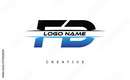 FO Creative Dynamic Logo Design Modern Company Branding Design Creative Monogram Letter Mark.