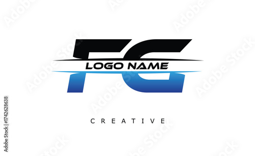 FS Creative Dynamic Logo Design Modern Company Branding Design Creative Monogram Letter Mark.