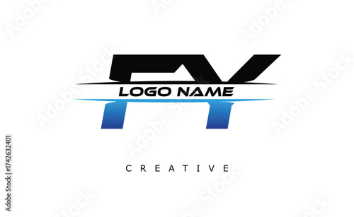 FN Creative Dynamic Logo Design Modern Company Branding Design Creative Monogram Letter Mark.