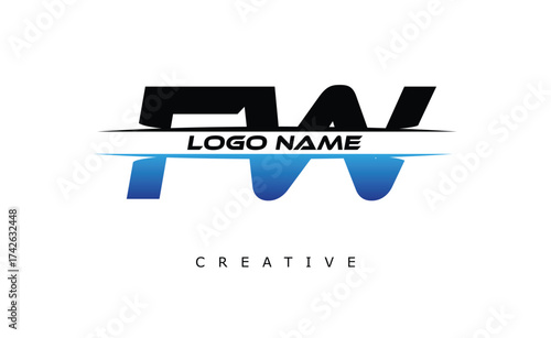 GD Creative Dynamic Logo Design Modern Company Branding Design Creative Monogram Letter Mark.