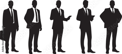 vector silhouettes of people