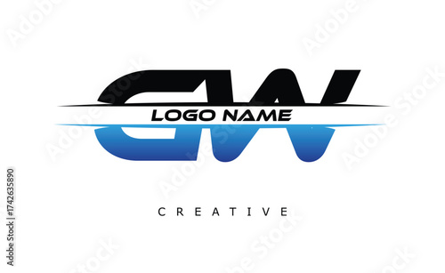 GX Creative Dynamic Logo Design Modern Company Branding Design Creative Monogram Letter Mark.