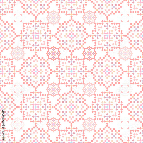 vector seamless pattern with hearts