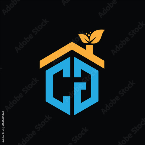 CG Leaf Logo Design Vector illustration template