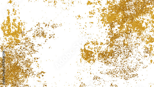 Bild auf Leinwand Gold grunge texture with distressed effect - abstract patina background