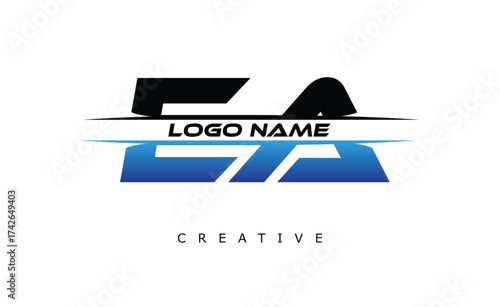 Creative Dynamic Logo Design Modern Company Branding Design Creative Monogram Latter Mark.