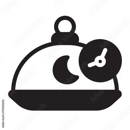 eating glyph icon