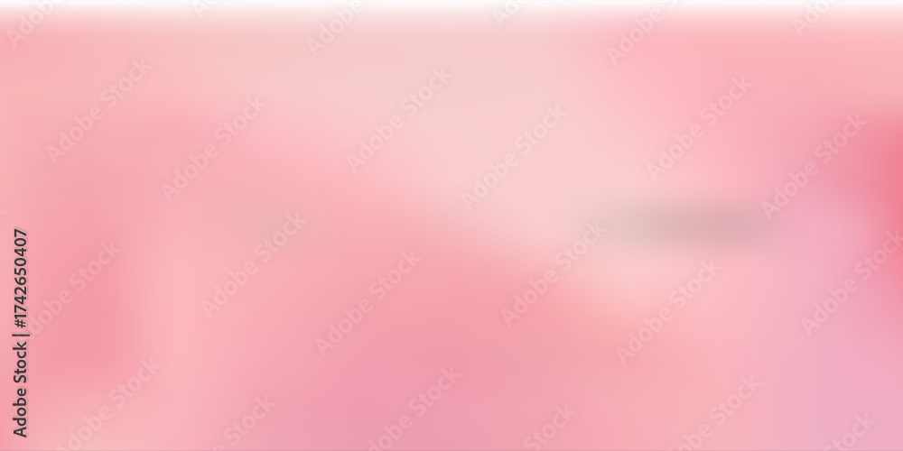 Obraz premium Femine ombre blush gradient seamless bg with noise texture. Delicate soft pink pattern with a pearlescent effect.
