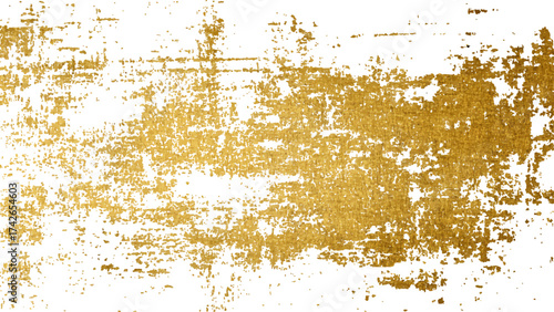 Abstract gold grunge texture background. Damaged gold grunge on transparent background. Gold grunge concrete wall background texture with distressed, Abstract vintage background with rough texture,