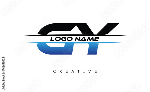GW Creative Dynamic Logo Design Modern Company Branding Design Creative Monogram Letter Mark.