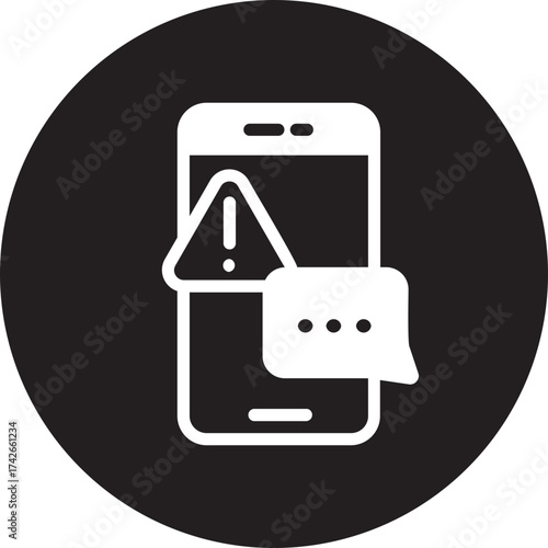 smartphone glyph icon