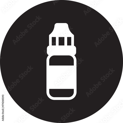 vape liquid glyph icon