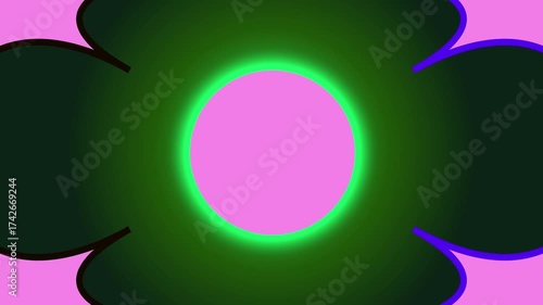 3d render of an abstract colorful letter