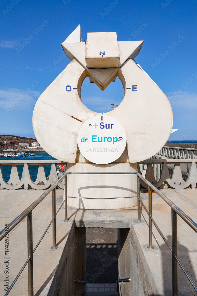 Fototapeta premium Scenic view of La Restinga resort on El Hierro island, Canary Islands, Spain, Europe 