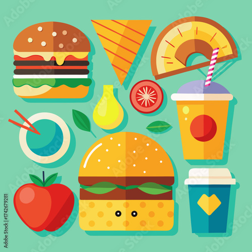 fast food icons